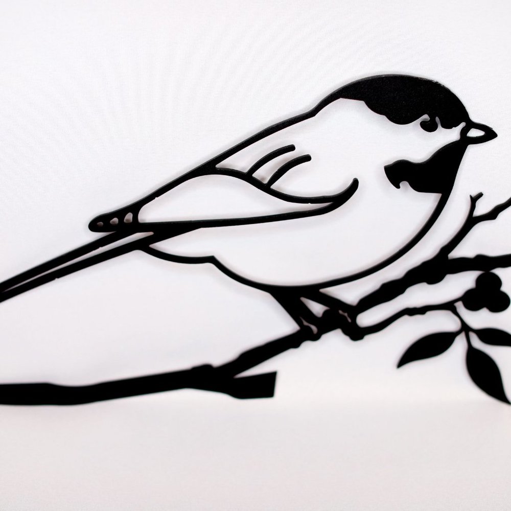 Bird on a Branch Tree Stakes - Robin